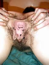 Hairy Pierced Pussy