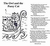 The Owl and the Pussy Cat words