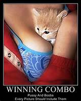 Demotivational posters Winning Combo Pussy And Boobs Every Picture ...