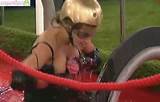 ... -celebrity-big-brother-oops-danielle-lloyd-boob-slip-at-race-video2