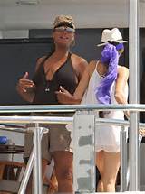 Some Sey Pics Of Queen Latifah And Her Girlfriend On A Yacht