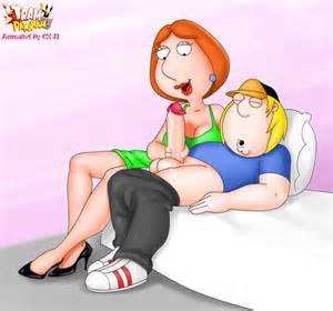 Xbooru Gif Chris Griffin Erection Family Guy Handjob Incest Lois