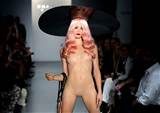 London Fashion Week: Models Naked on Catwalk with their Shaved Muffins