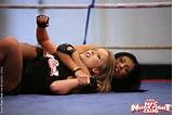 Lesbian girls in wrestling battle w pussy licking