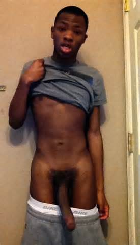 young black guy got a cock as big as a third leg