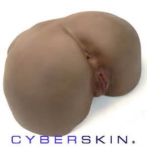 ... Cyberskin The Perfect Ass Black Vibrating Extra Large Pussy and Ass