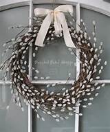 Pussy Willow Wreath/ Rustic Spring Wreath/ Spring Wedding Decor ...