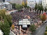 pink martini entertains occupy portland protesters