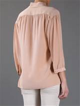 Semi-couture Pussy Bow Blouse in Pink