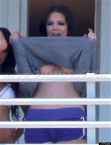 Khloe Kardashian Flashes Her Chest In Miami (PHOTOS)
