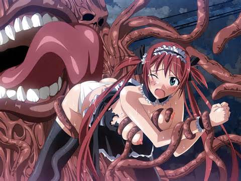 Sexy Maid Gets Used By A Tentacle Monster Tentacle Porn