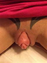 Female with swollen pussy, clitoris and tattoos.