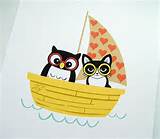 Cathy Peng | Art & Life: Owl and Pussycat Print
