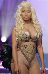 Her most outrageous to date: Nicki Minaj exposed her breasts when they ...