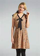 Pussy Bow Tie Dress by Yumi | Dresses | Womens | Look Again