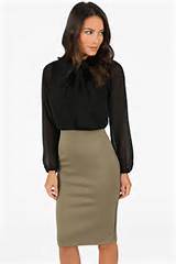 Ruth Black And Khaki Contrast Pussy bow Midi Dress Online Shopping ...