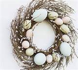 Pottery Barn Faux Pussy Willow Easter Egg Wreath on shopstyle.com