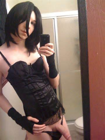 Sexy Crossdresser With A Good Sized Cock