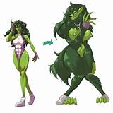 ... _female nipples paws pussy she-hulk torn_clothing transformation wolf