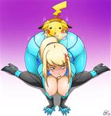 Samus X Pikachu By Gmeen Hentai Foundry