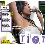 Kelly Rowland has a nipslip moment