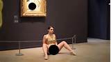 ... : Performance Artist Reenacts the Painting 'The Origin Of The World