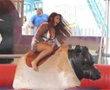 Snookis Upskirt When Her Fat Porker Ass Went Bull Riding Granny