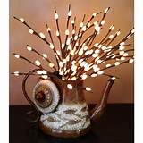 Light Garden Lighted Branch (60 White Lights)