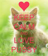 KEEP CALM AND LOVE PUSSY - KEEP CALM AND CARRY ON Image Generator