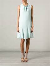 ChloÃ© Pussy Bow Dress in Blue