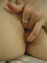 Hot blonde teen with creamy pussy masturbate then lick her fingers ...