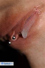 ... pierced clit wet and messy sexy piercing close up dripping wet suggest