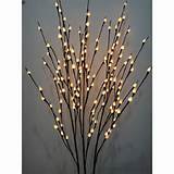 22 m (48 in.) Lighted Pussy Willow Branches â€“ Set of 3