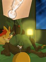 anthro anthrofied ass bed braixen canine cum cum_in_pussy cum_inside ...