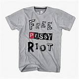 Free Pussy Riot political t-shirt. Support Russian Punk Band in Prison ...