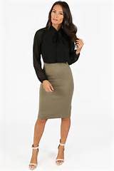 Ruth Black And Khaki Contrast Pussy bow Midi Dress Online Shopping ...