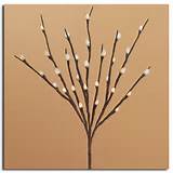 ... LED Lighted Branch 19 Inch Pussy Willow LED - Battery Operated