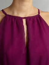 Pussycat Pussy Bow Chiffon Dress in Purple | Lyst
