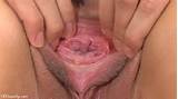 Amanda's Vaginal Discharge During Pee from 18 close up