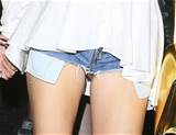 Miley Cyrus Vagina Slip In Short Shorts