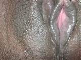 Ebony Wet Vagina Lips Close Up Nude Female Photo