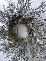 Pussy Willow Wreath Natural Wreath Easter Wreath Spring and Summer Wr ...