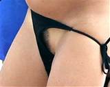 french tv host alessandra sublet bikini pubic hair slip