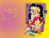 Betty Boop in her Ugly Betty pose!