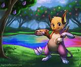 color happy haychel hold lake mouse paint painting pokÃ©mon pose ...