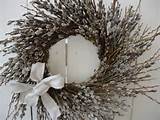 Pussy Willow Wreath Spring and Summer Wreath by donnahubbard