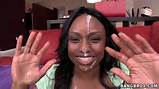 jada fire black pornstar facial with white cum