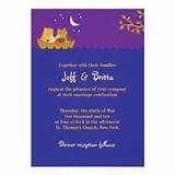 Owl and Pussycat (Purple) Wedding Personalized Announcements | Zazzle
