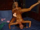 Girls Gone Wild - tanned college babes doing the splits and eating ...