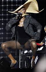 Grace Jones on stage: uhhh . . . trust me on this one (nsfw)